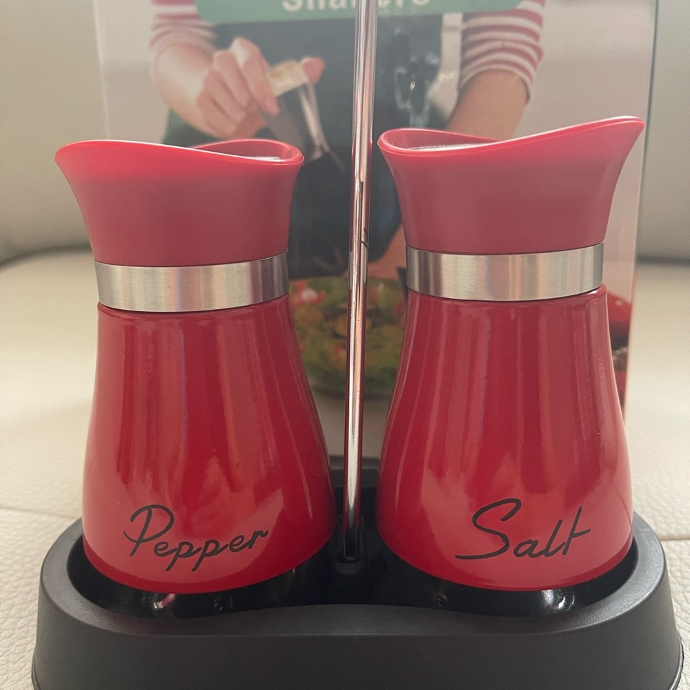Red Salt and Pepper Shaker Set